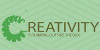 creativity is thinking outside the box
